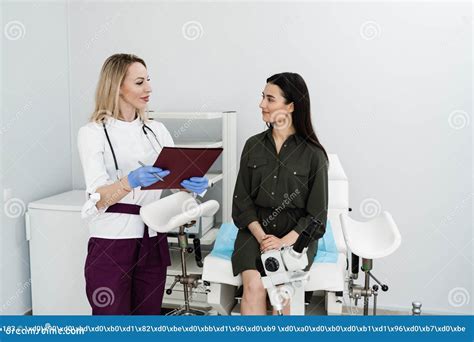 Consultation With Gynecologist Before Colposcopy And Pap Test Procedure To Closely Examine
