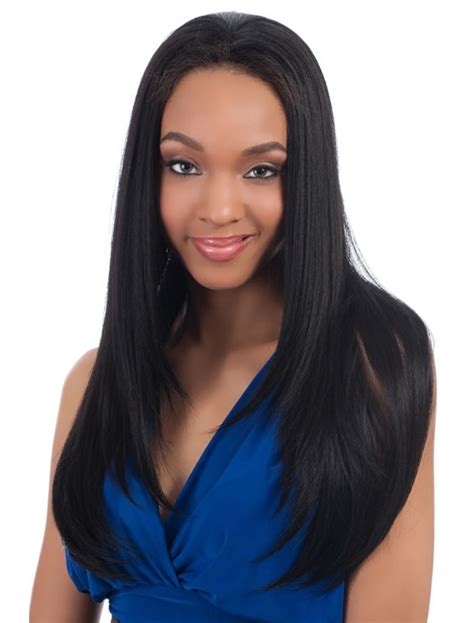 Unique Black Straight Long Human Hair Wigs And Half Wigs Human Hair Wigs