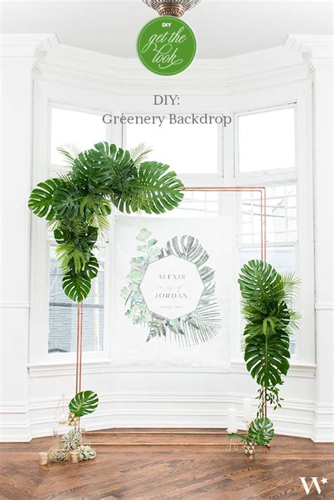 Diy Greenery Backdrop The Details Budget Baby Shower Wedding