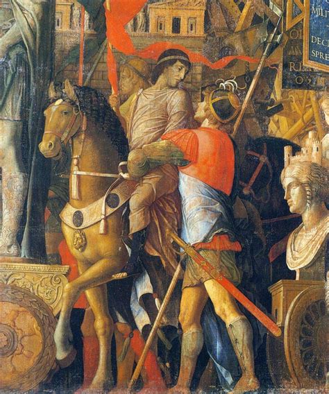 1485 95 Andrea Mantegna Triumphs Of Caesar Scene 2 Detail Tempera On