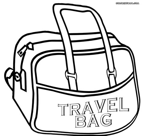 Bag Coloring Pages Coloring Home