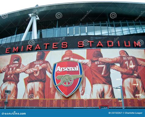 Arsenal Football Legends Stadium Of Light Editorial Photography