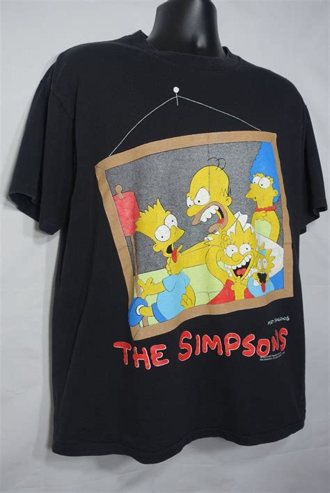 1990 The Simpsons Vintage T Shirt Homer Bart Marge Lisa Maggie