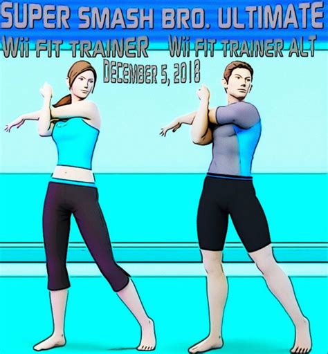 Super Smash Bros Ultimate Wii Fit Trainer By Thegreatdevin On Deviantart