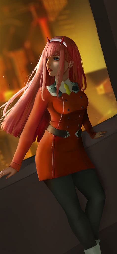 1125x2436 Anime Zero Two Darling In The Franx Iphone Xsiphone 10