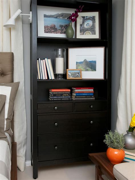 Styled Bookcase Provides Bedside Storage Hgtv