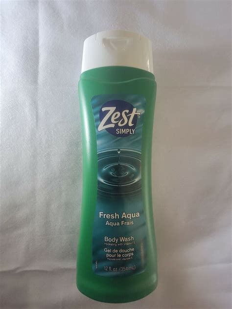 Zest Simply Fresh Aqua Body Wash Hydrating With Vitamin E Set Of 3 New 816559018348 Ebay
