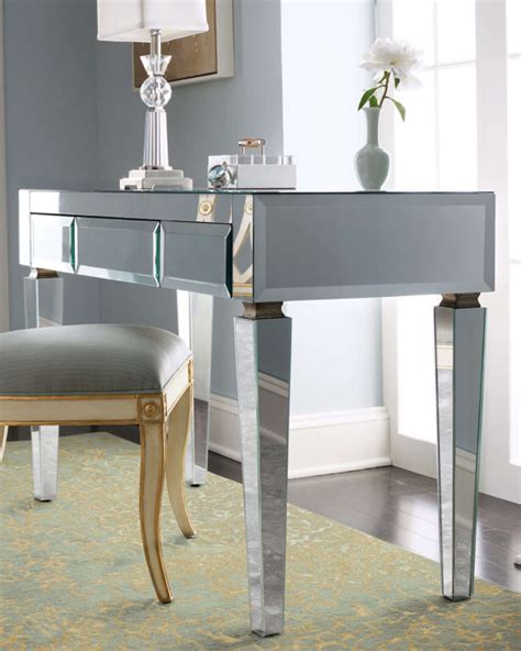 30 Fab Mirrored Desks To Glam Up Your Home Office Candie Anderson