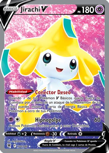 Jirachi V Resplandor Astral Tcg Wikidex La Enciclopedia Pokémon