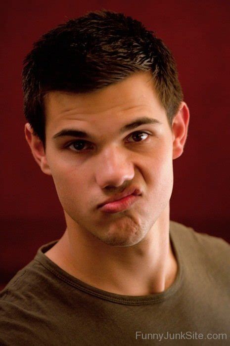 Funny Human Pictures Taylor Lautner Face Fun