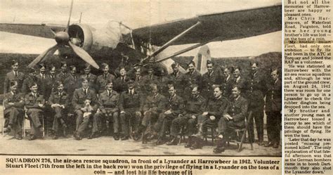 276 Squadron Lysander Ii T1696 Po Ernst