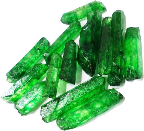 Natural Gemstones Beryl Emerald Rough Fine Lot Dark Green Loose 23685
