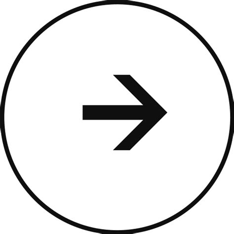 Black Arrow Button Icon In A Black Circle 素材 Canva可画