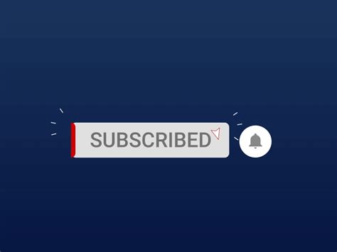 How to make an animated subscribe button on youtube? YouTube Subscribe Button and Notification Bell Animation ...