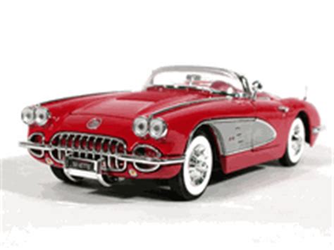 Set an alert to be notified of new listings. 1958 Chevy Corvette diecast model car 1:18 scale die cast ...