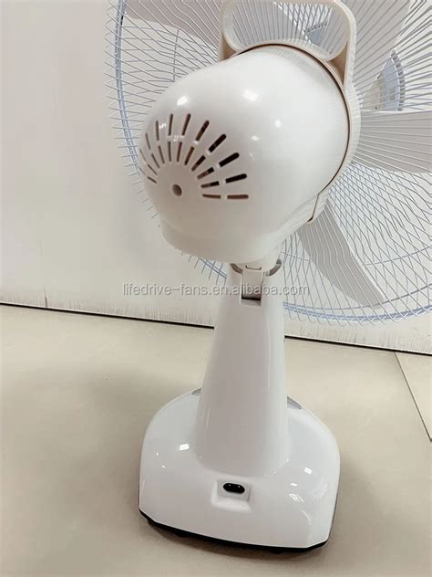 Ac Dc 16 Inch Emergency Charger Table Fan Oscillating Solar Table Fan Rechargeable Buy Fan