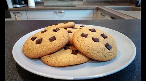 Cookies aux pépites de chocolat sans gluten et sans lactose