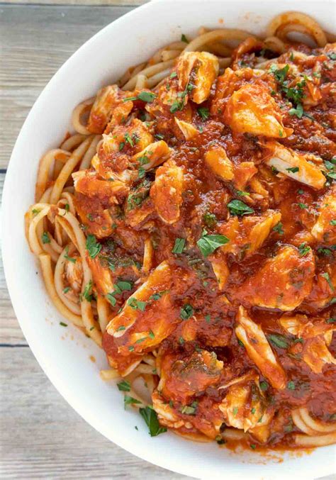 Best Spaghetti And Crabs Recipe | Deporecipe.co