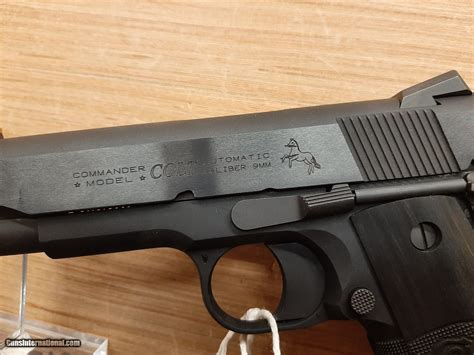Colt Wiley Clapp Lw Commander 9mm Novak 9 Sh Blued Talo Colt O4842wc