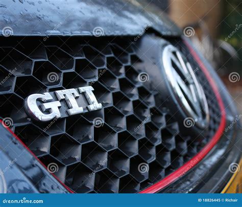 Volkswagen Gti Logo Editorial Image Image 18826445