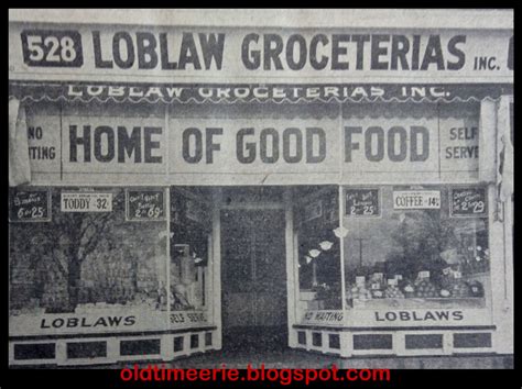 Old Time Erie Loblaws 6th And East Ave Circa 1935 Erie Pa
