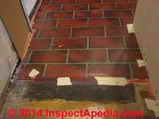 No room for new signs. Asbestos content of brick pattern sheet flooring Armstrong ...