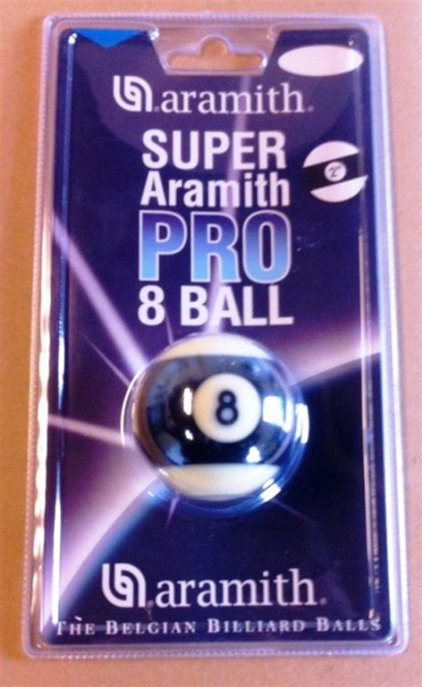 Aramith Pro Cup 8 Ball Striped Black Pool Ball Home Games