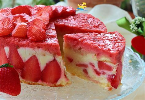 Torta fragole e crema I pasticci di Cristina