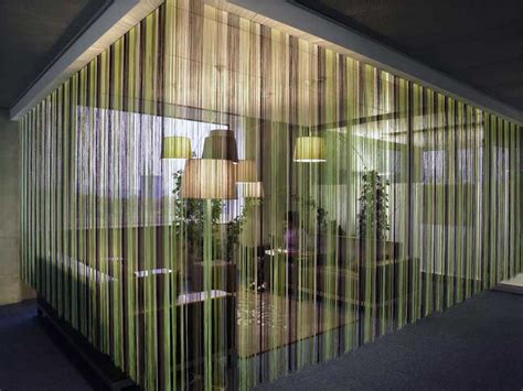 Beautiful Informal Meeting Room With Around Curtains Interior Design