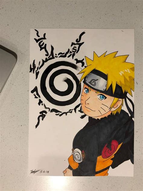 Naruto Naruto Uzumaki Art Speed Drawing Time Lapse Aa Lions