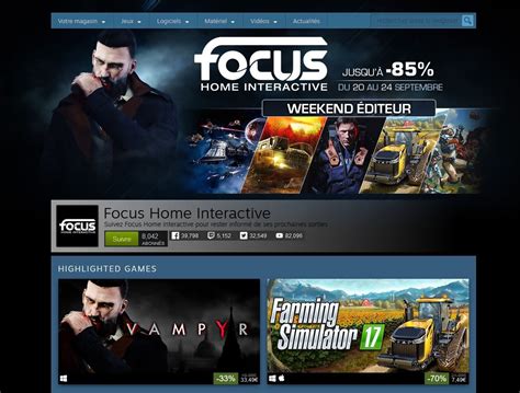 Focus Home Interactive Les Jeux De Léditeur Sont En Promotion