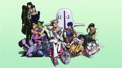 Fanart All 8 Jojos In Their Anime Style Rstardustcrusaders