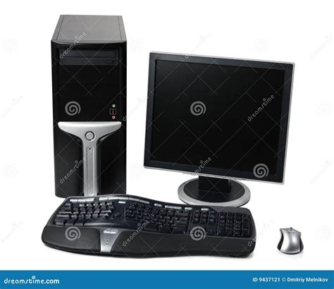 Modern Desktop Computer Stock Image Image Of Office Case 9437121