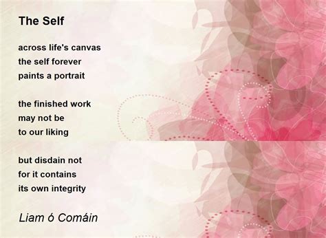The Self The Self Poem By Liam ó Comáin