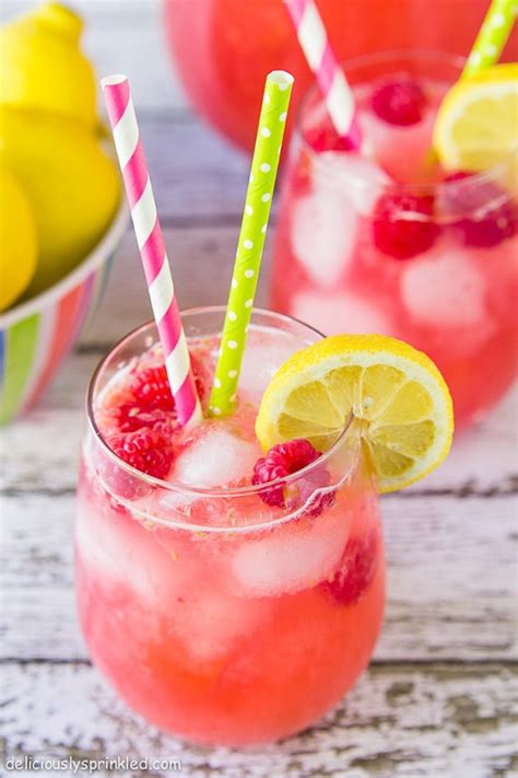 Raspberry Lemonade Deliciously Sprinkled