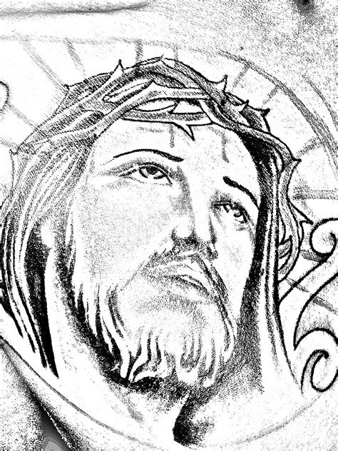 Jesus Outline Drawing At Getdrawings Free Download