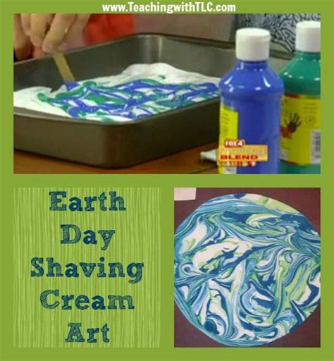 Earth Day Shaving Cream Art Pinned By Pediastaff Please Visit Ht