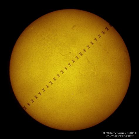 Mercury And International Space Station Transit The Sun Astronomy Now