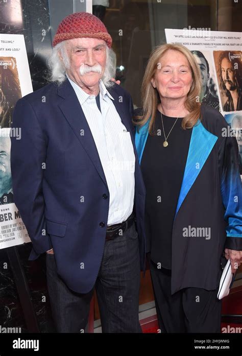 David Crosby And Jan Dance Arriving To The David Crosby Remember My