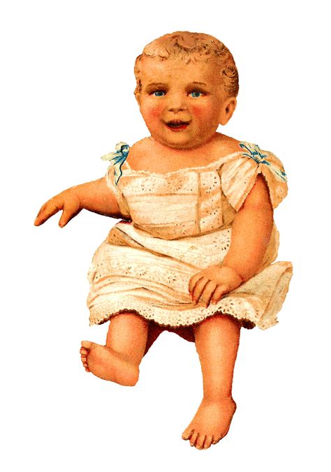 Victorian Baby Clip Art