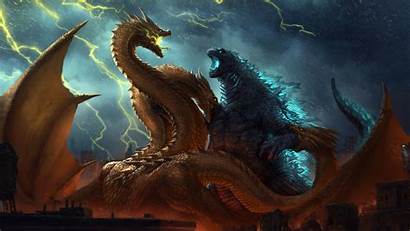 Godzilla King Monsters Fanposter 4k Dragon Poster