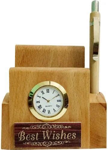 Vk Creations Promotional Mobile Wooden Pen Stand For Office At Rs 110