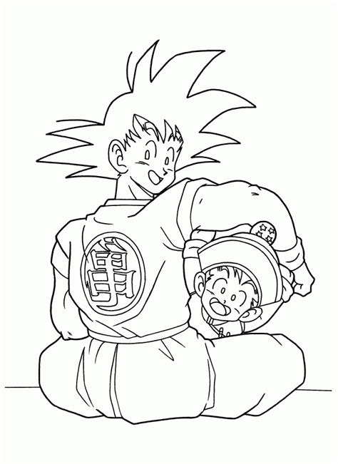 While this little family lived peacefully. Gohan Coloring Pages - Coloring Home