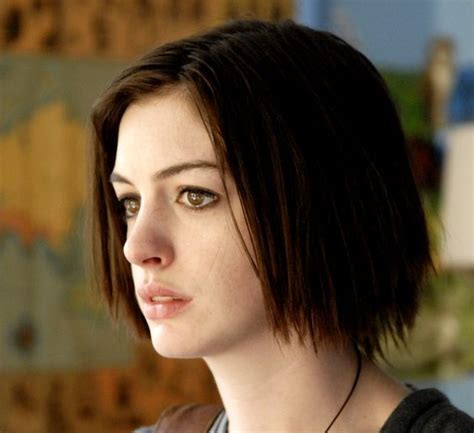 Anne Hathaway Straight Bob And Bobs On Pinterest