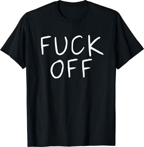 Fack Off Design Fuck Off T Shirt Amazonde Fashion