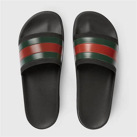 Web Slide Sandal Gucci Mens Sandals And Thongs 429469gib101098