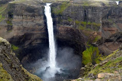 The Amazing Háifoss Waterfall And The Beautiful Waterfalls In Fossá River