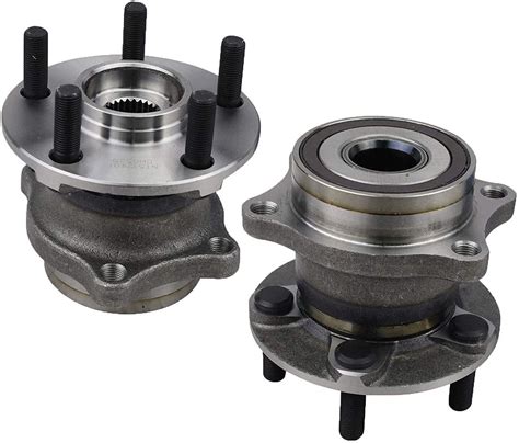 Pair Rear Wheel Bearing And Hub Assembly For Subaru Impreza