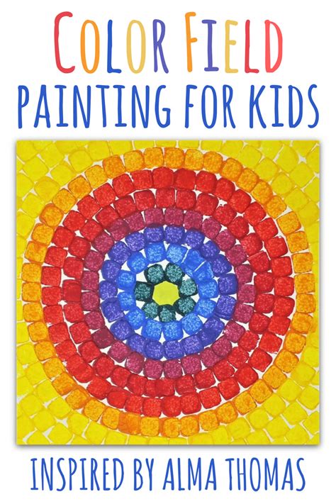 How to color comic book characters. Color Field Painting For Kids: Inspired By Alma Thomas ...
