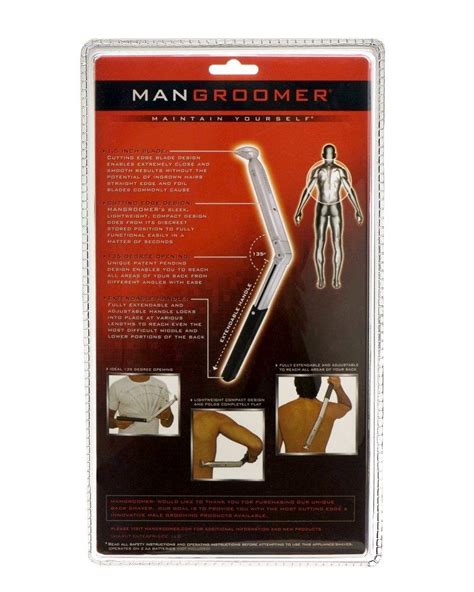 Mangroomer Do It Yourself Electric Back Hair Shaver 101 6